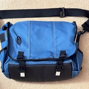 Timbuk2 Blue and Black Messenger Bag